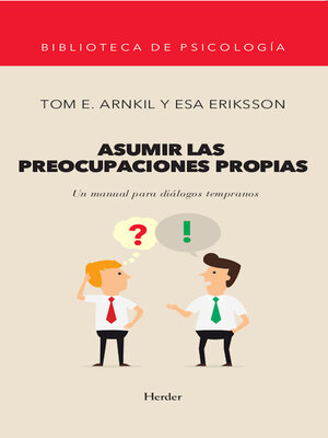 cover image of Asumir las preocupaciones propias
